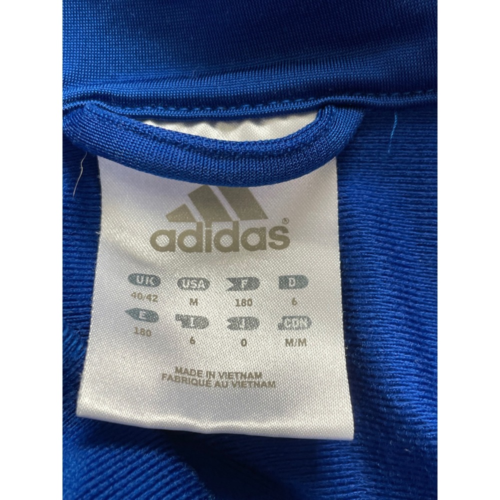Adidas Mens FC Dallas Jacket Medium Track Blue MLS Soccer Full Zip - Picture 8 of 12